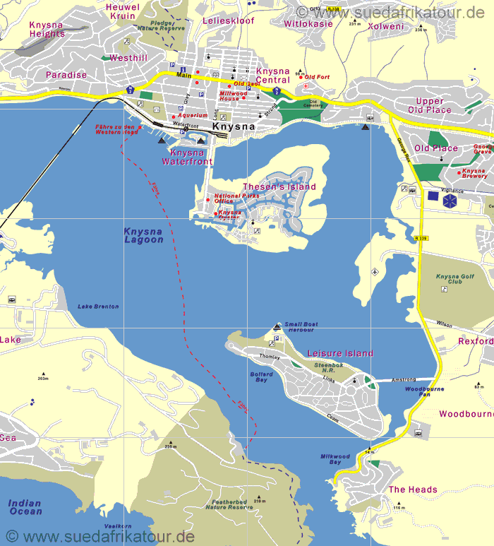 Knysan Lagoon Map