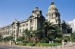 Im historischen Rathaus von Durban befindet sich heute das Stadtmusem historischen 